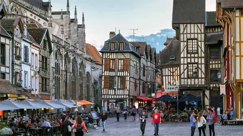 The city of Troyes